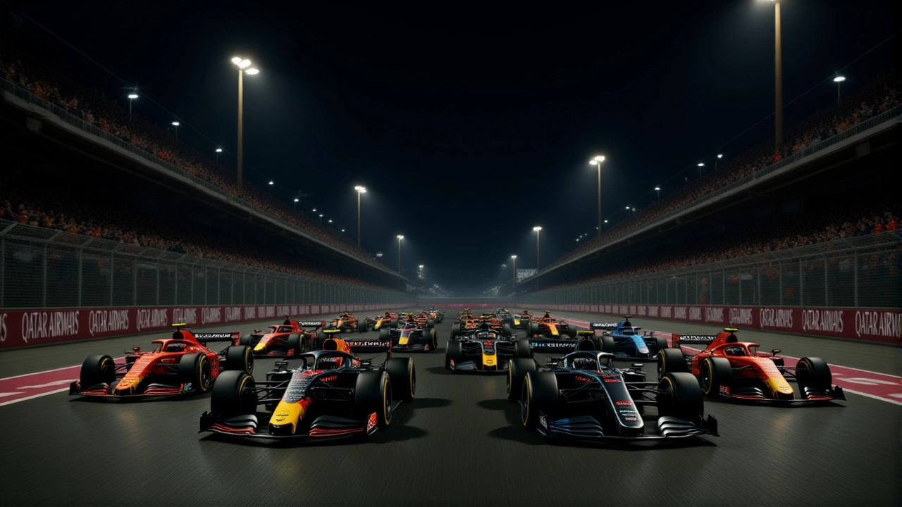 Wie zit er achter Verstappen?